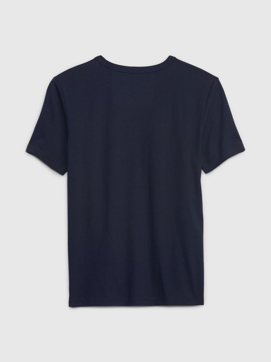 Cotton T-shirt with logo print Boy_1
