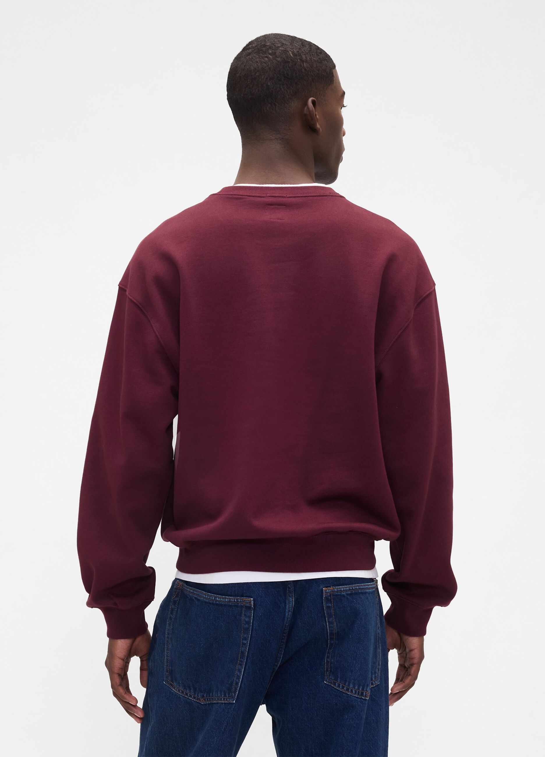Felpa bordeaux girocollo_2