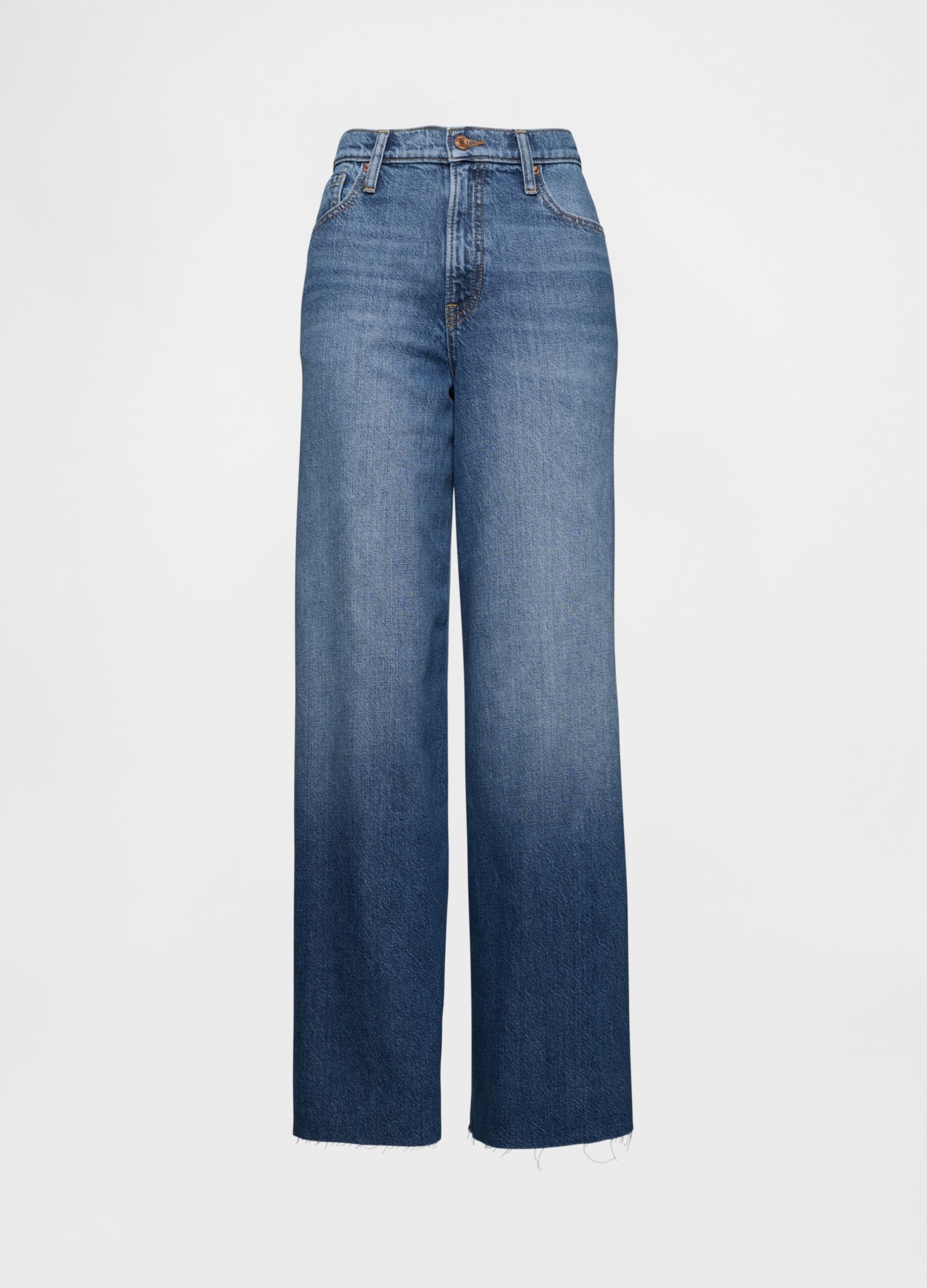 Pantaloni wide leg Gap in denim_4