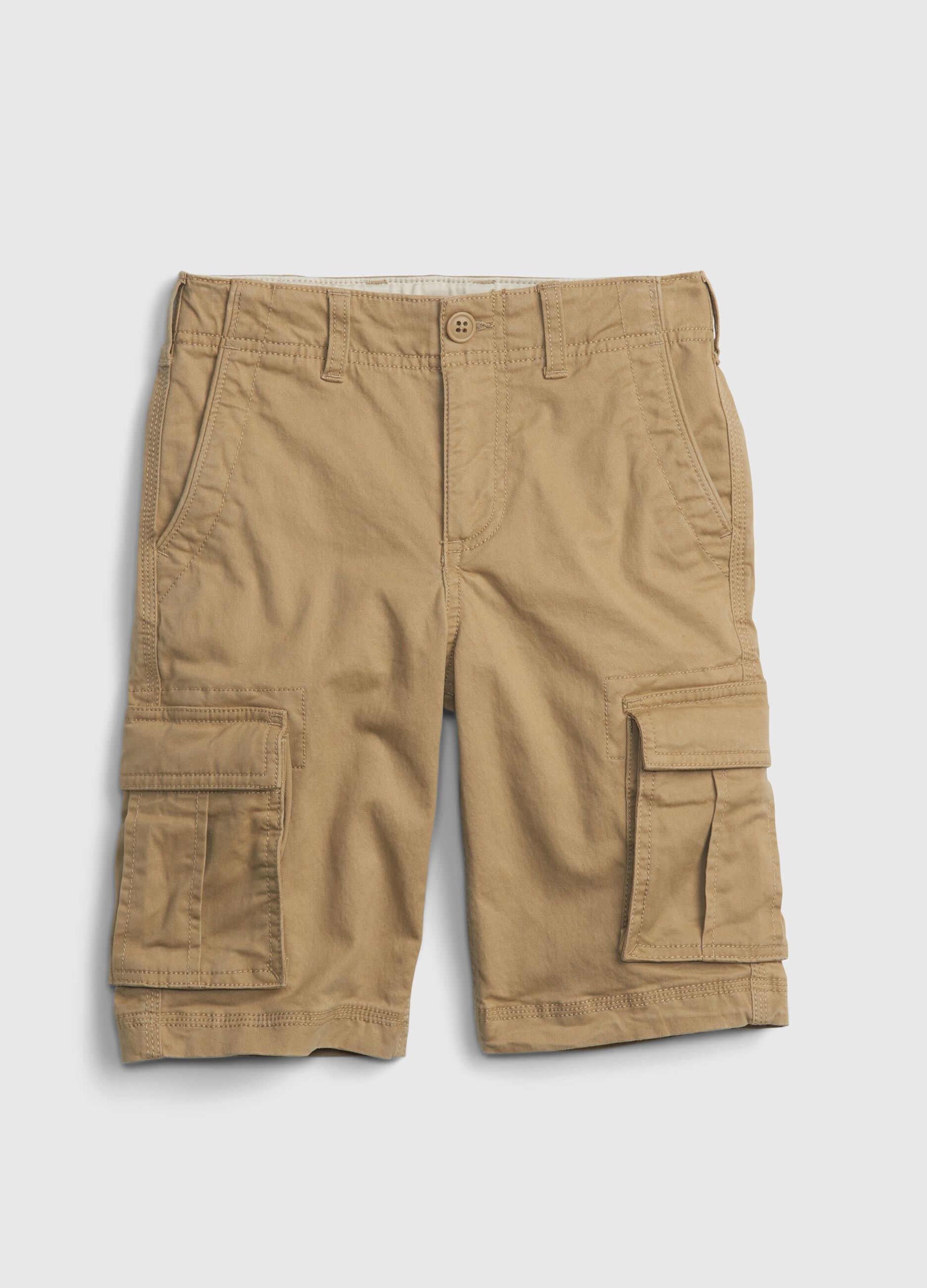 Bermuda cargo in cotone stretch