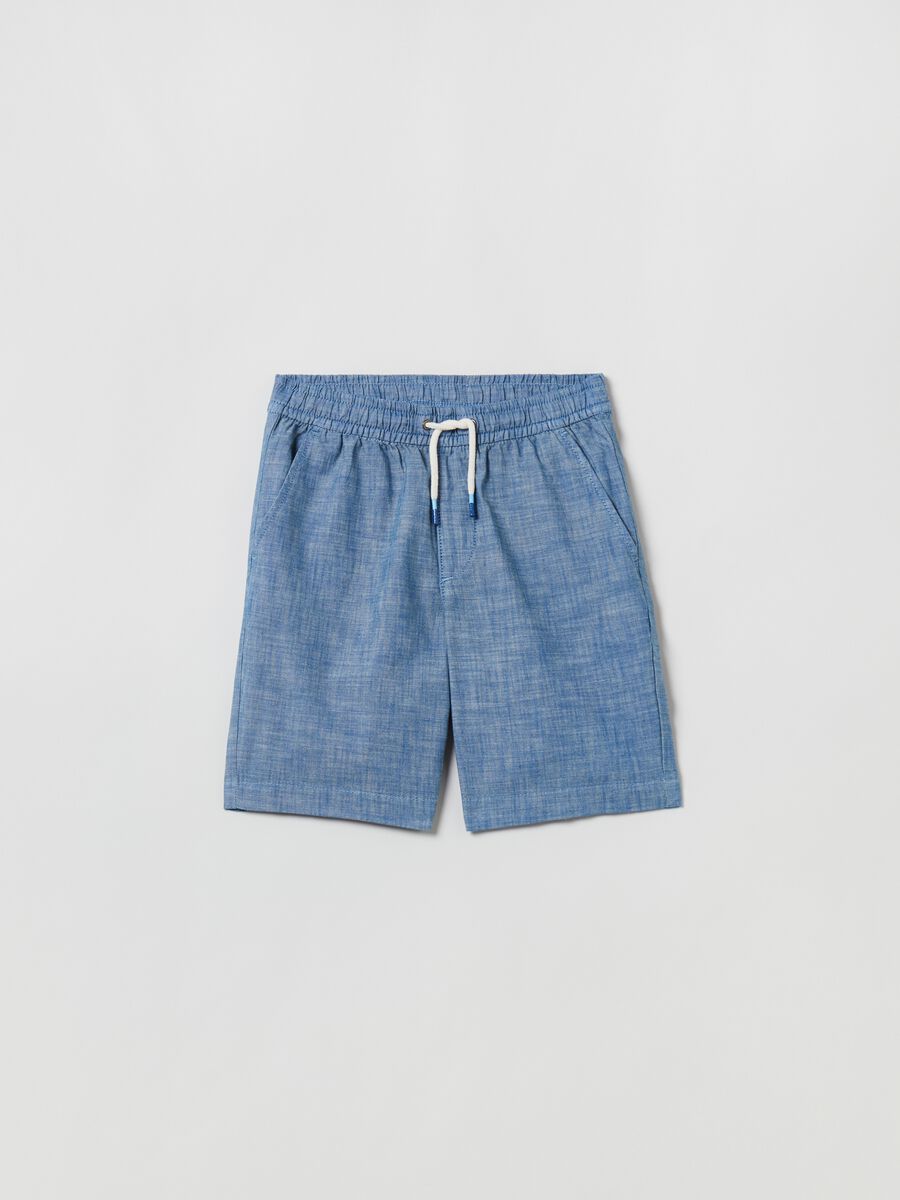 Cotton shorts with drawstring Boy_0