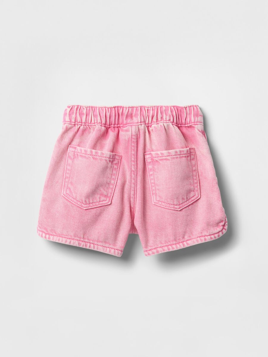 Shorts in denim rosa per bambina GAP Kids Bimba_2