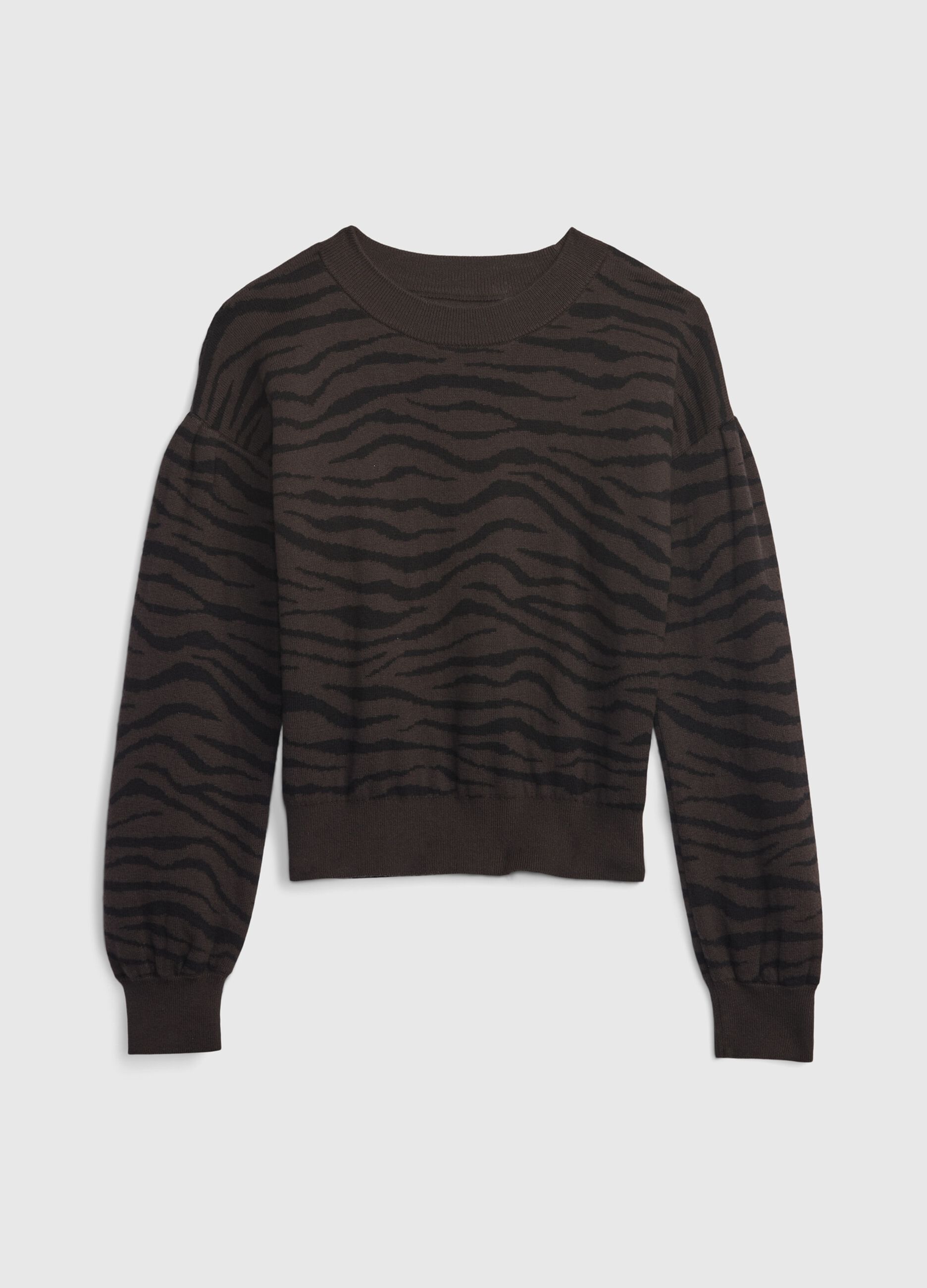 Pullover oversize animalier