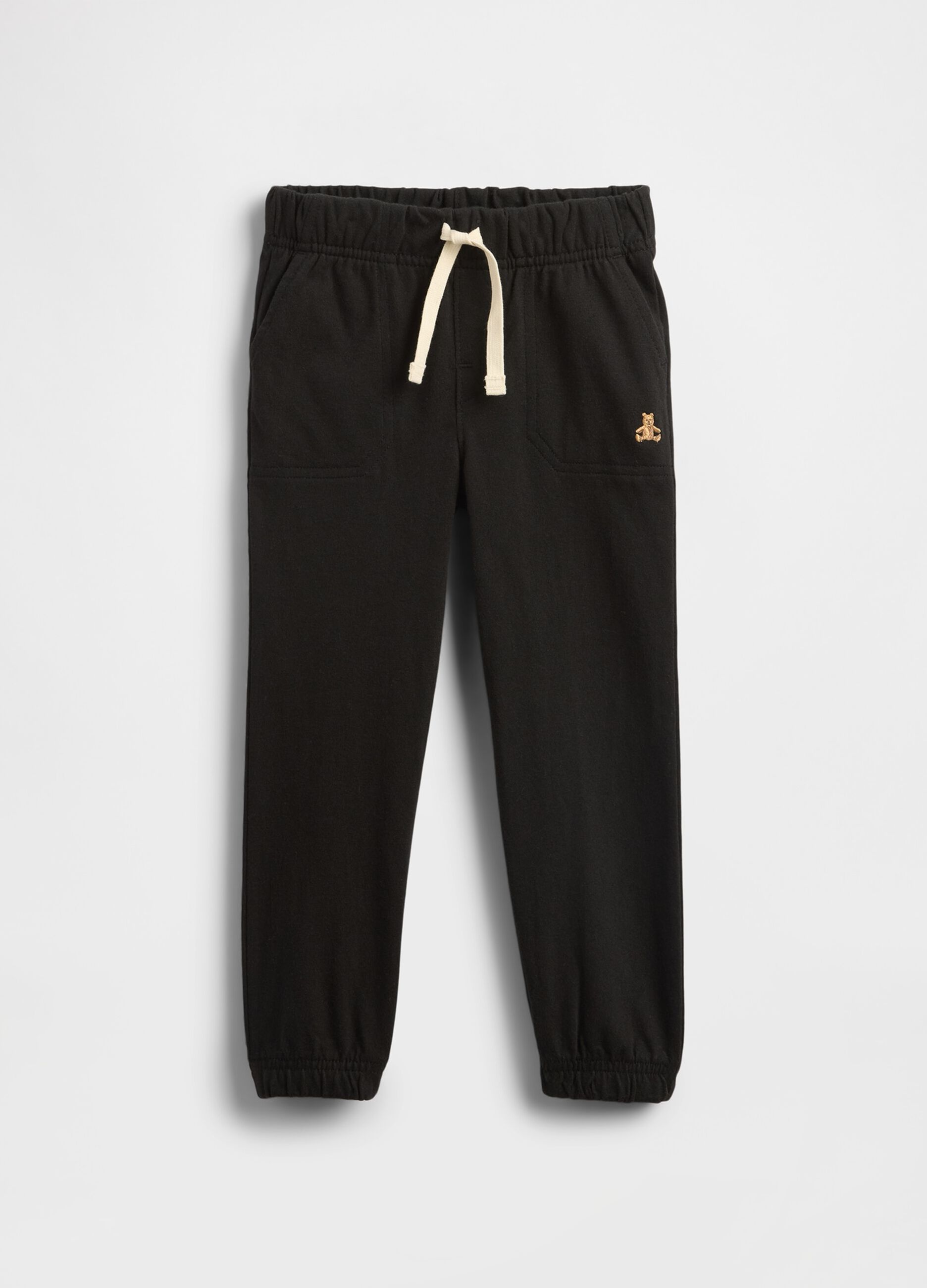 Pantaloni neri in cotone per bambino