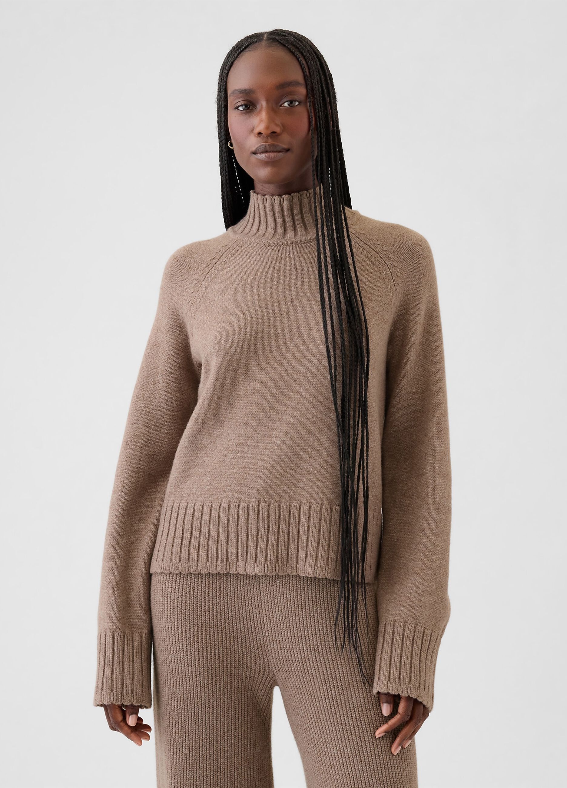 Pullover a collo alto 