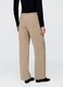 Beige Stretch Fabric Trousers_2