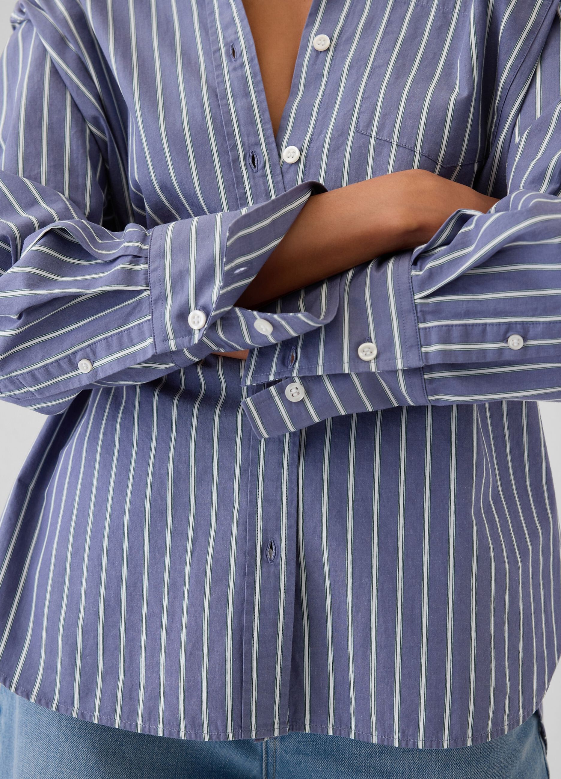 Camicia oversize a righe_3