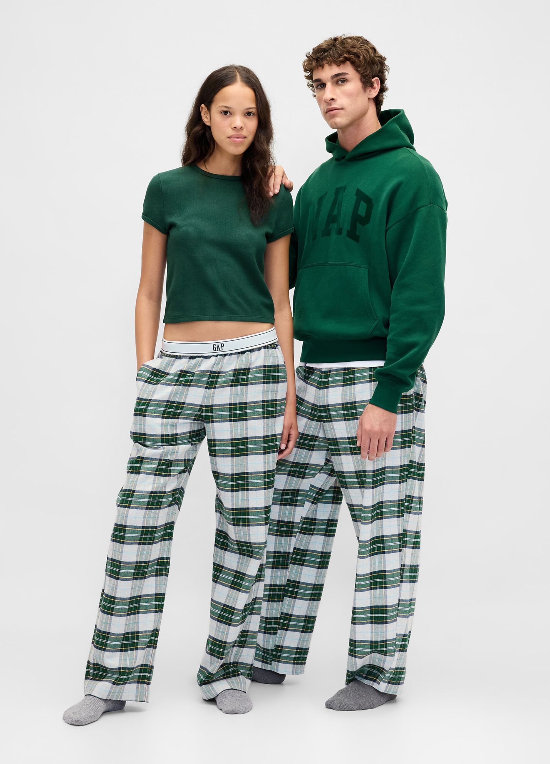 Green Check Cotton Pyjama