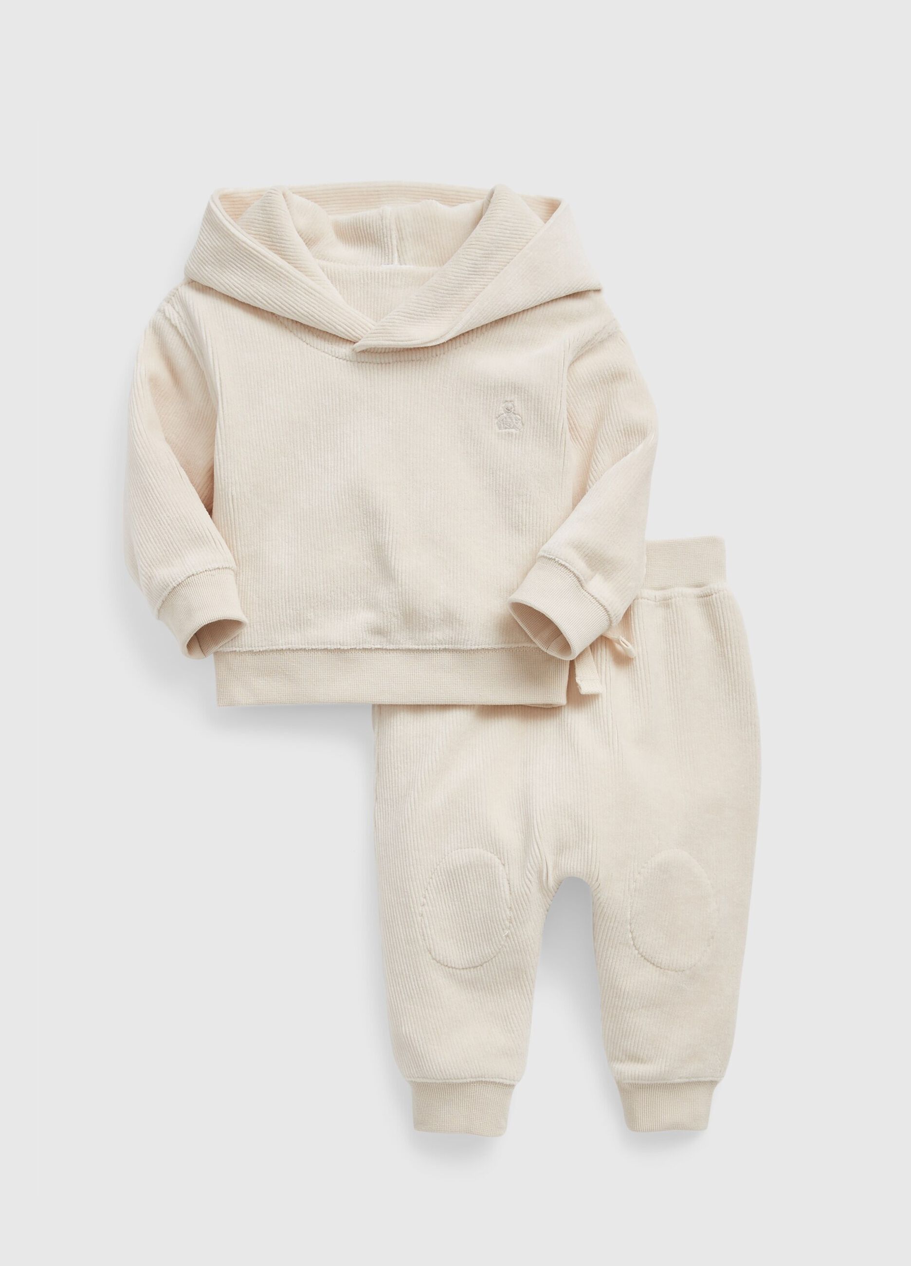 Jogging set in corduroy