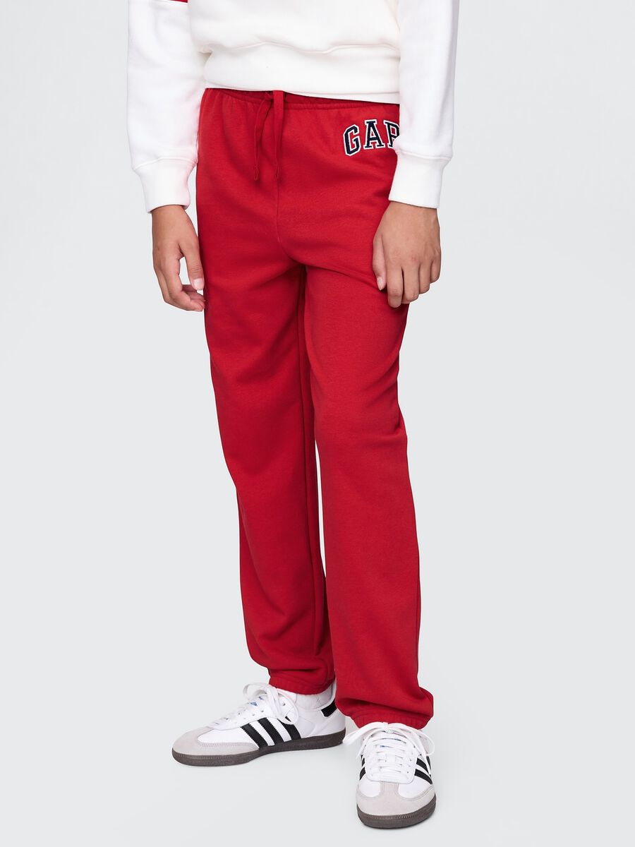 Set sportivo bianco e rosso GAP Bambino_1
