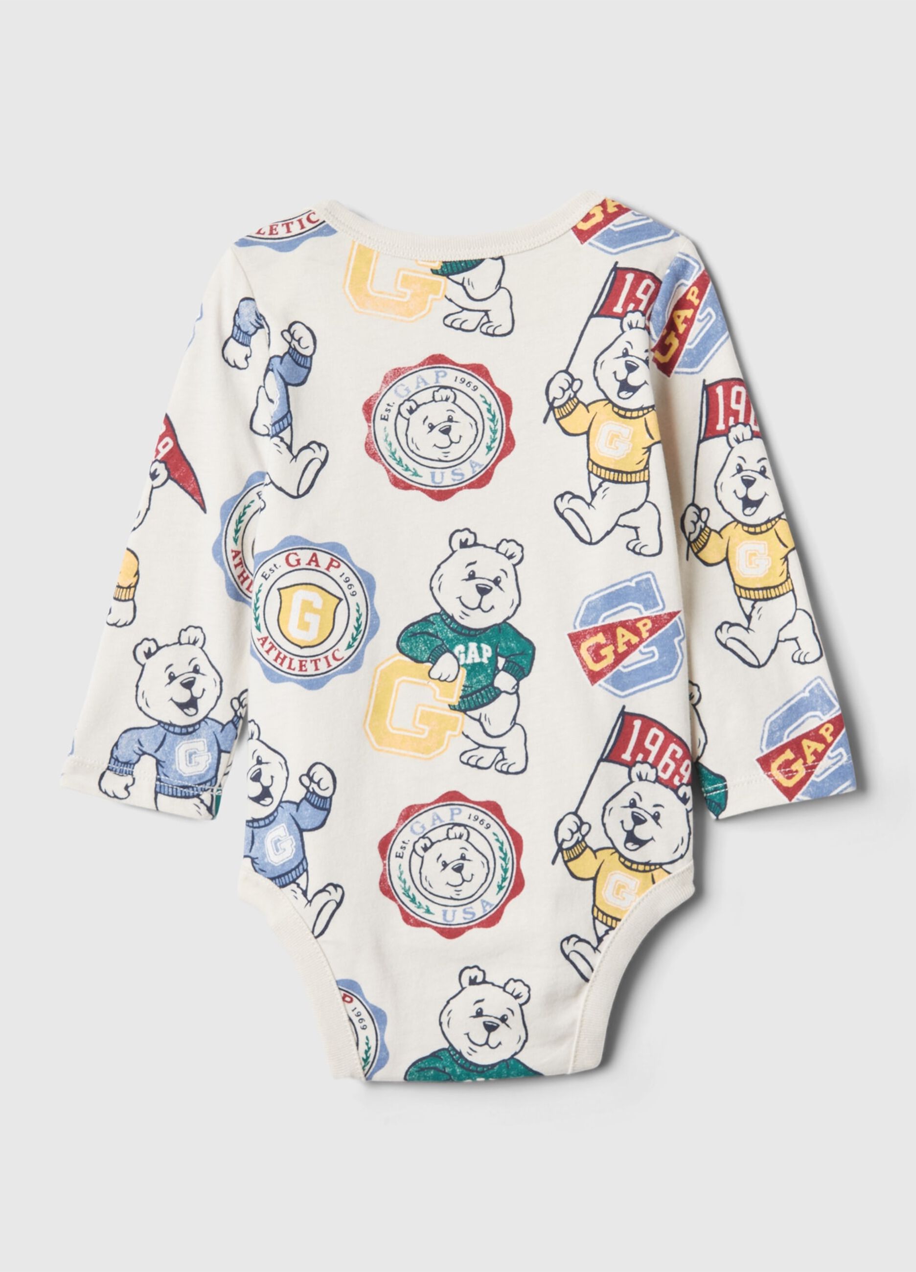 Long-sleeved bodysuit in cotton_1