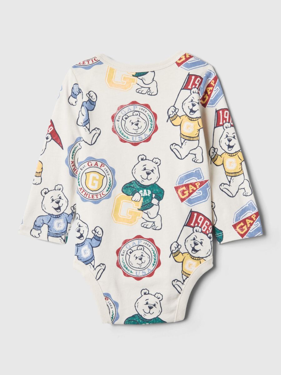 Body a maniche lunghe in cotone Neonato_1