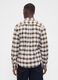 Camicia marrone a quadri elasticizzata_2