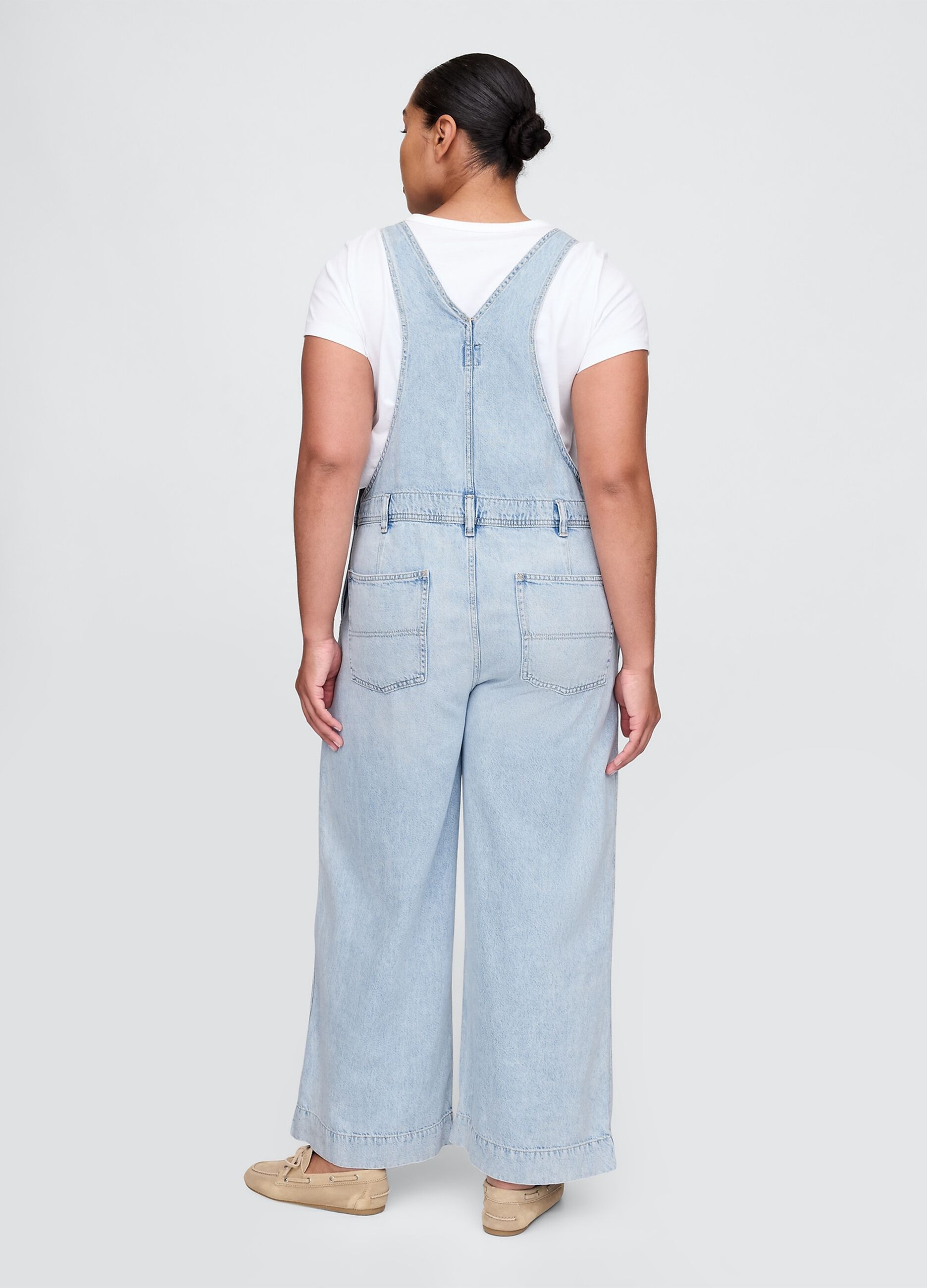 Salopette denim chiaro Gap_5