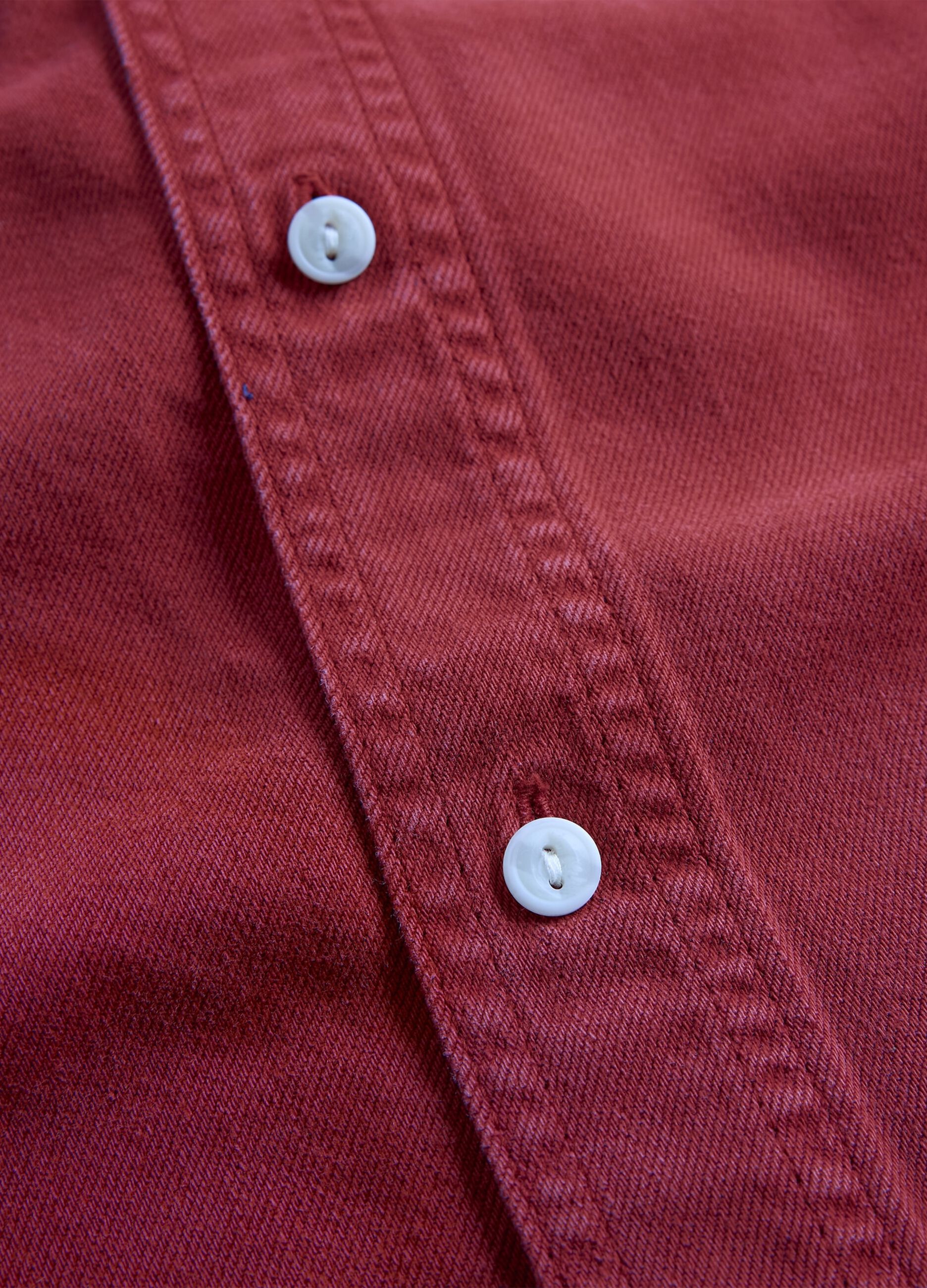 Red Shirt in Cotton and Lyocell