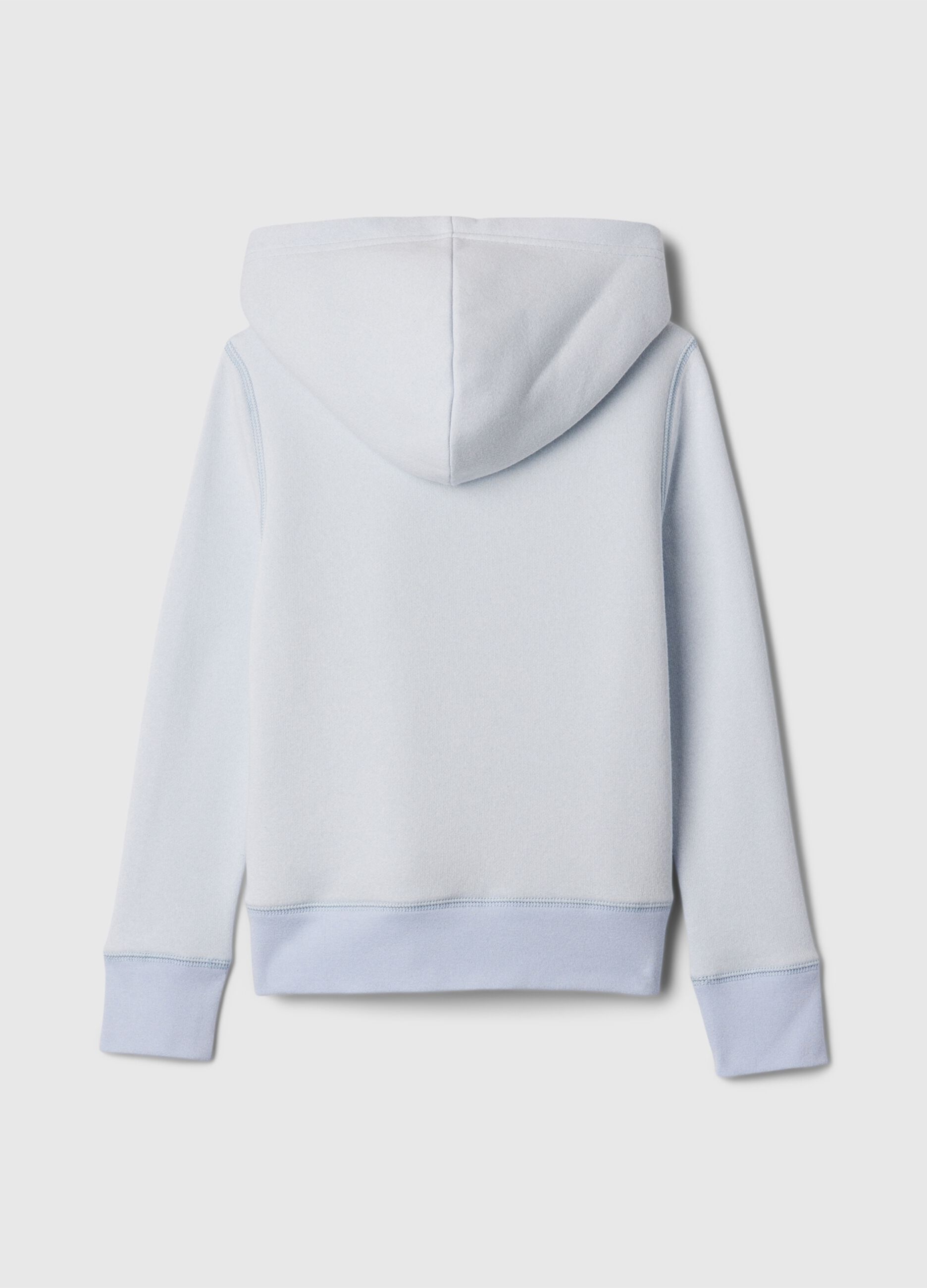 Full-zip sweatshirt and hood with sherpa lining_1