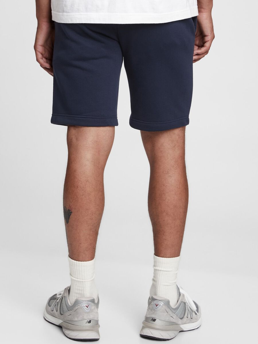 Plush Bermuda shorts with embroidered logo Man_2