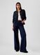 Giacca corta in denim con cintura_1