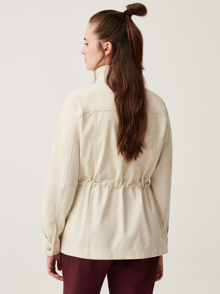 Cotton safari jacket Woman_2