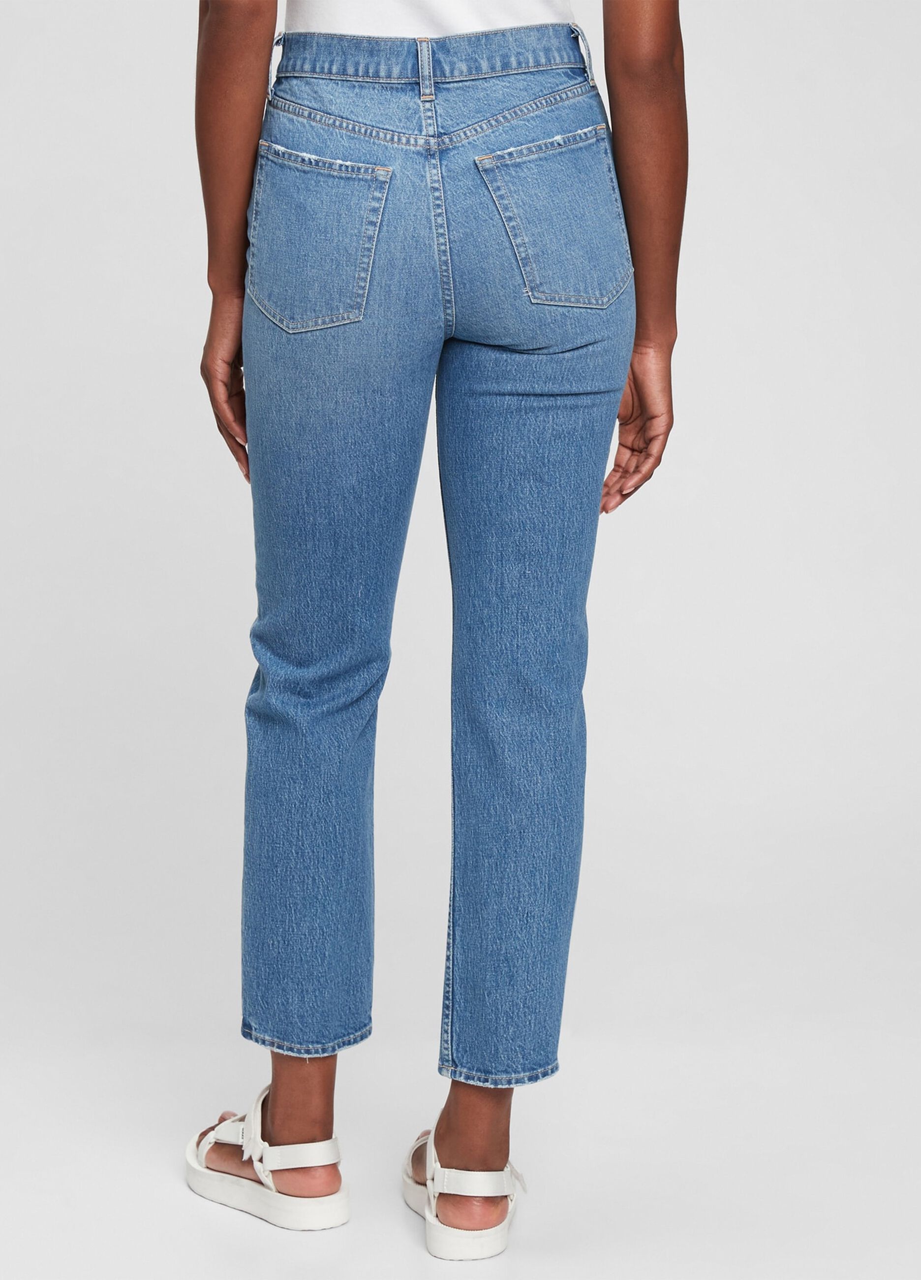 Straight-fit, high-rise jeans_1