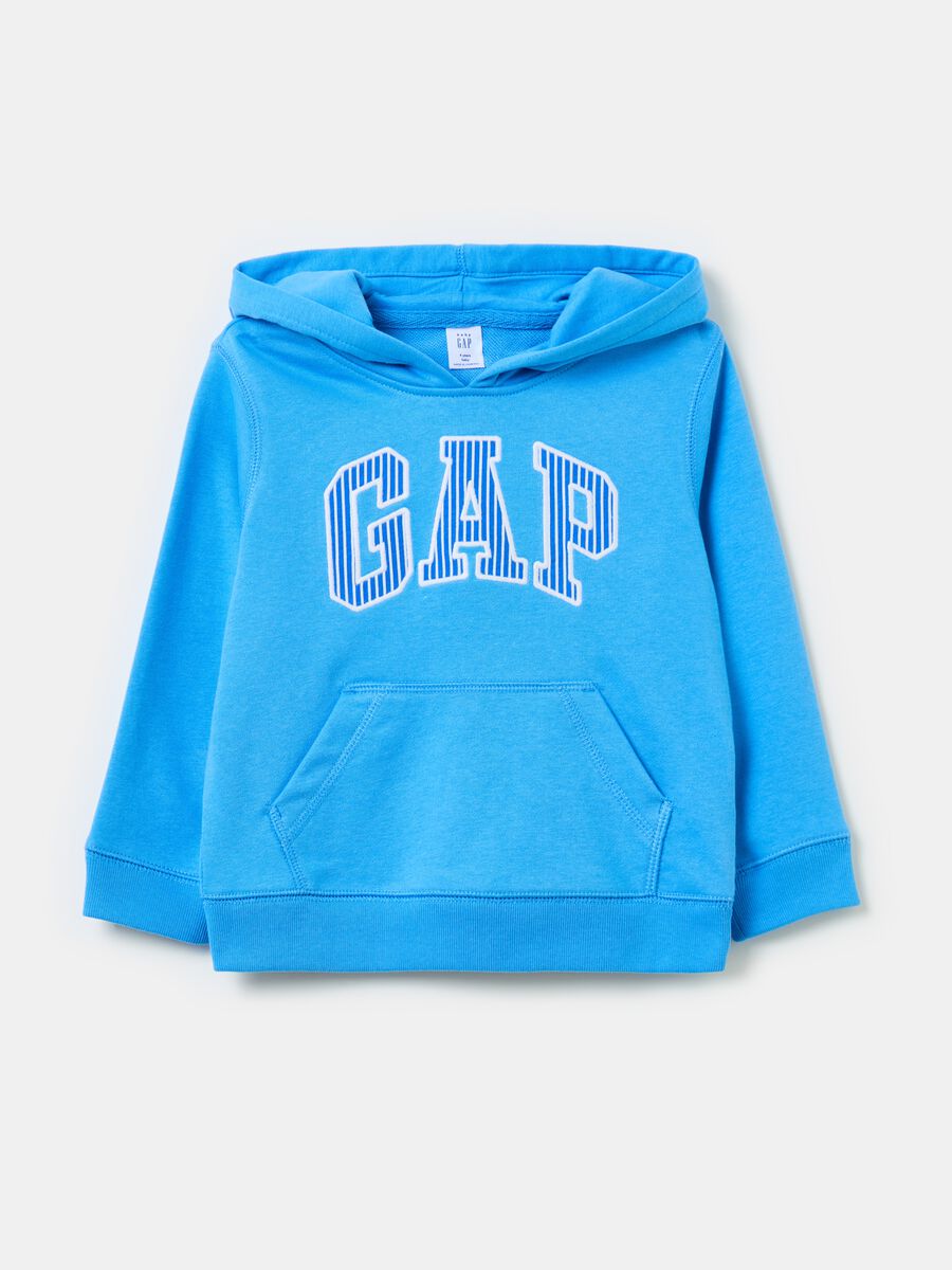 Felpa con cappuccio e patch logo Bimbo_0