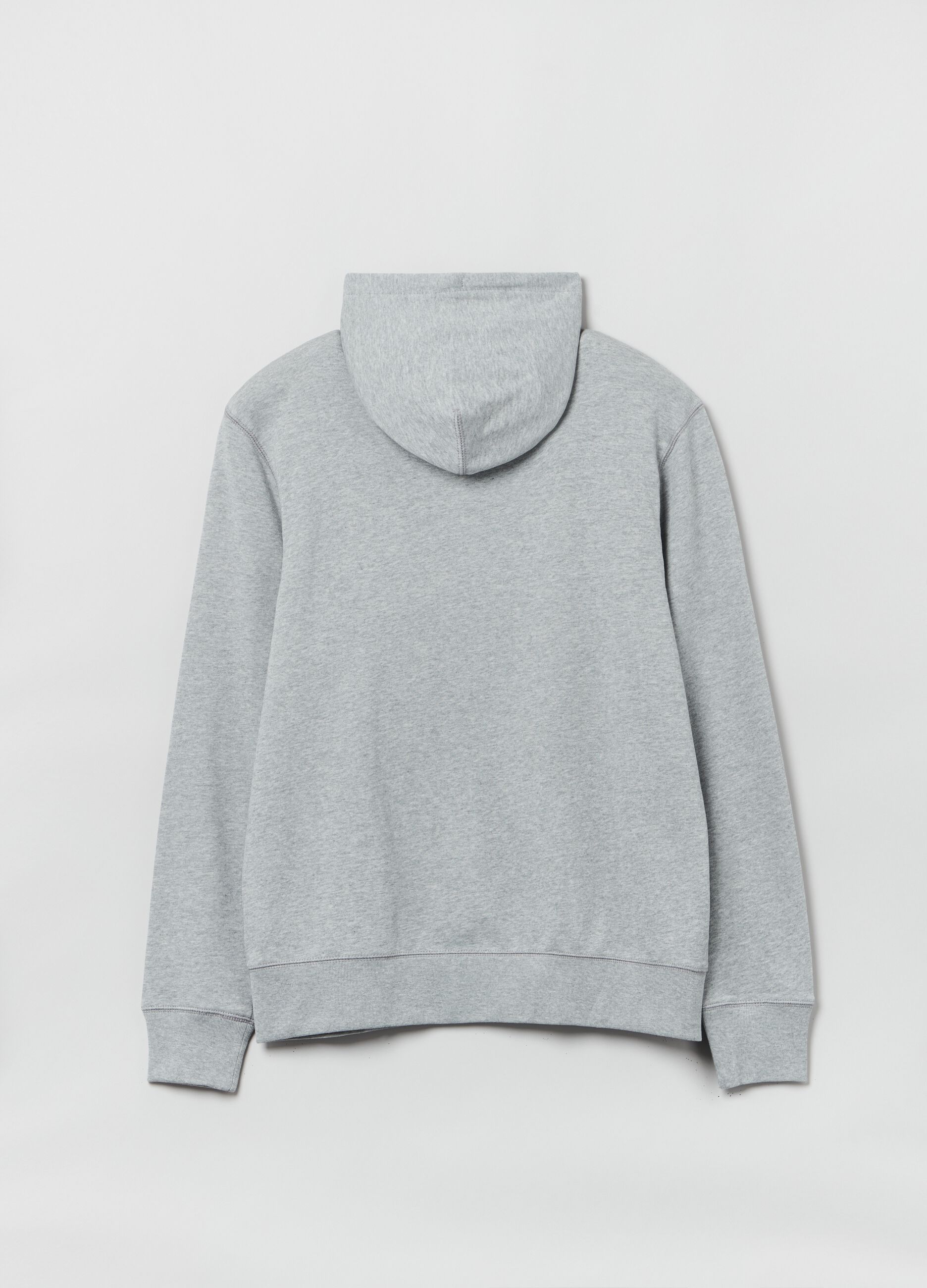 Full-zip in French Terry con cappuccio