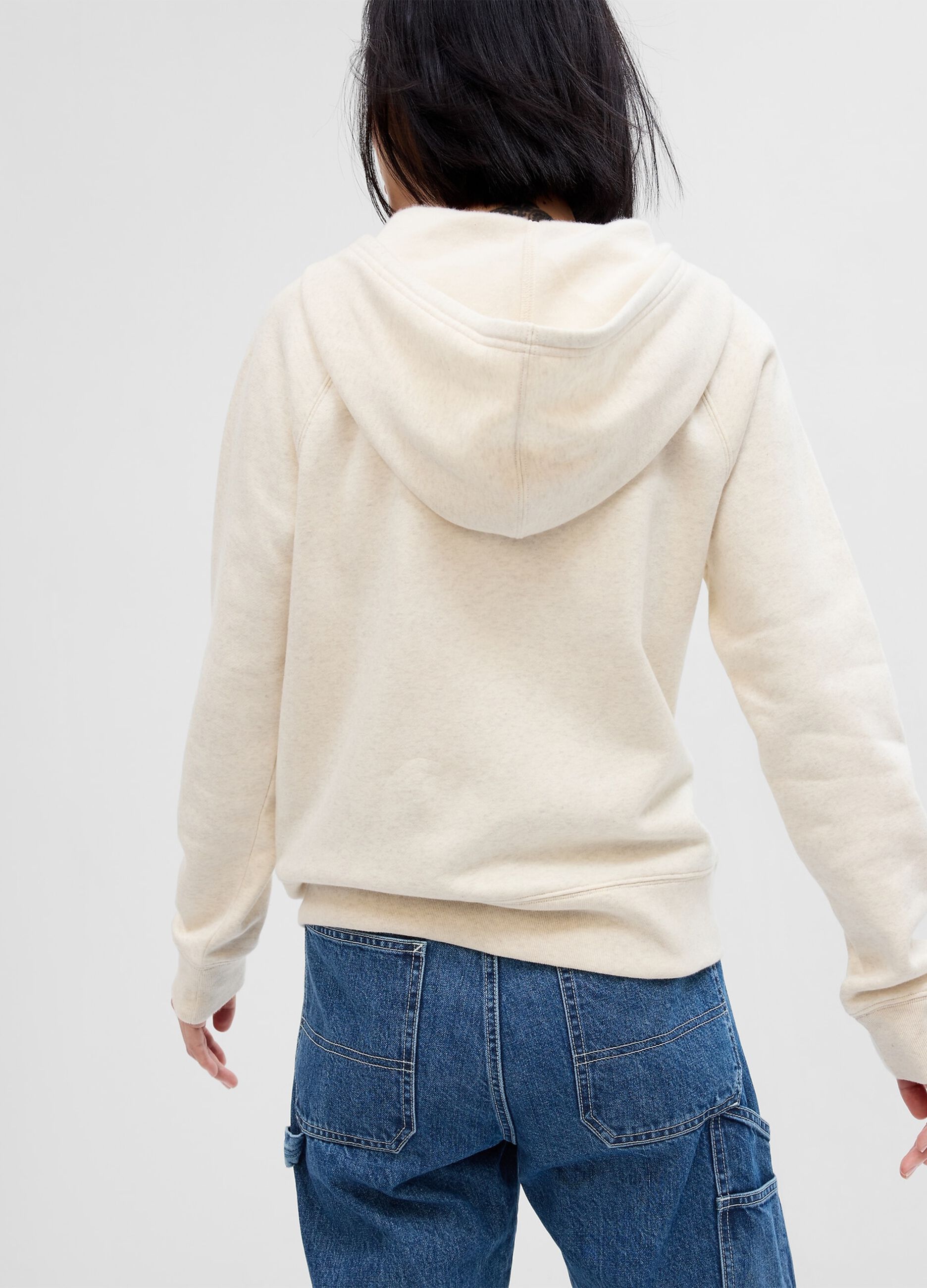Full-zip sweatshirt with hood and logo embroidery_1