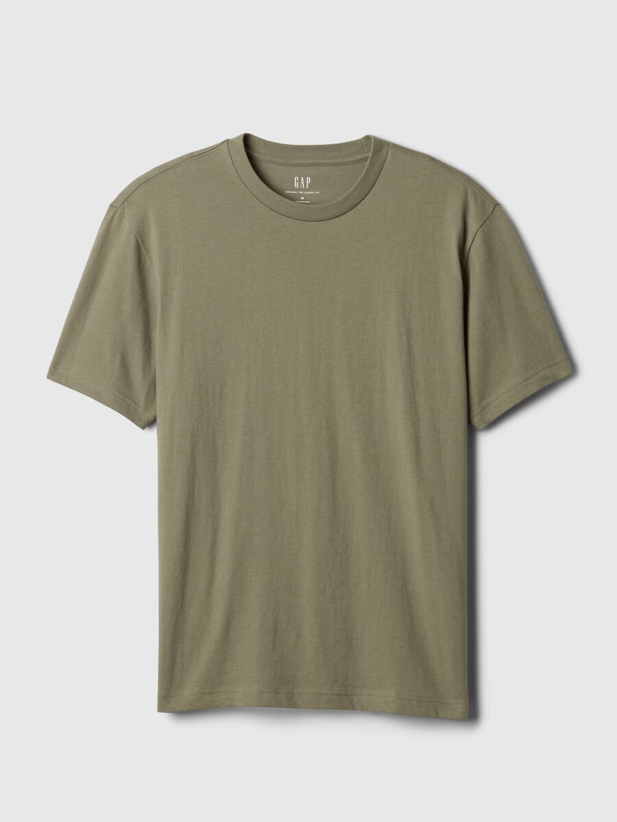 T-shirt girocollo in cotone Uomo_3