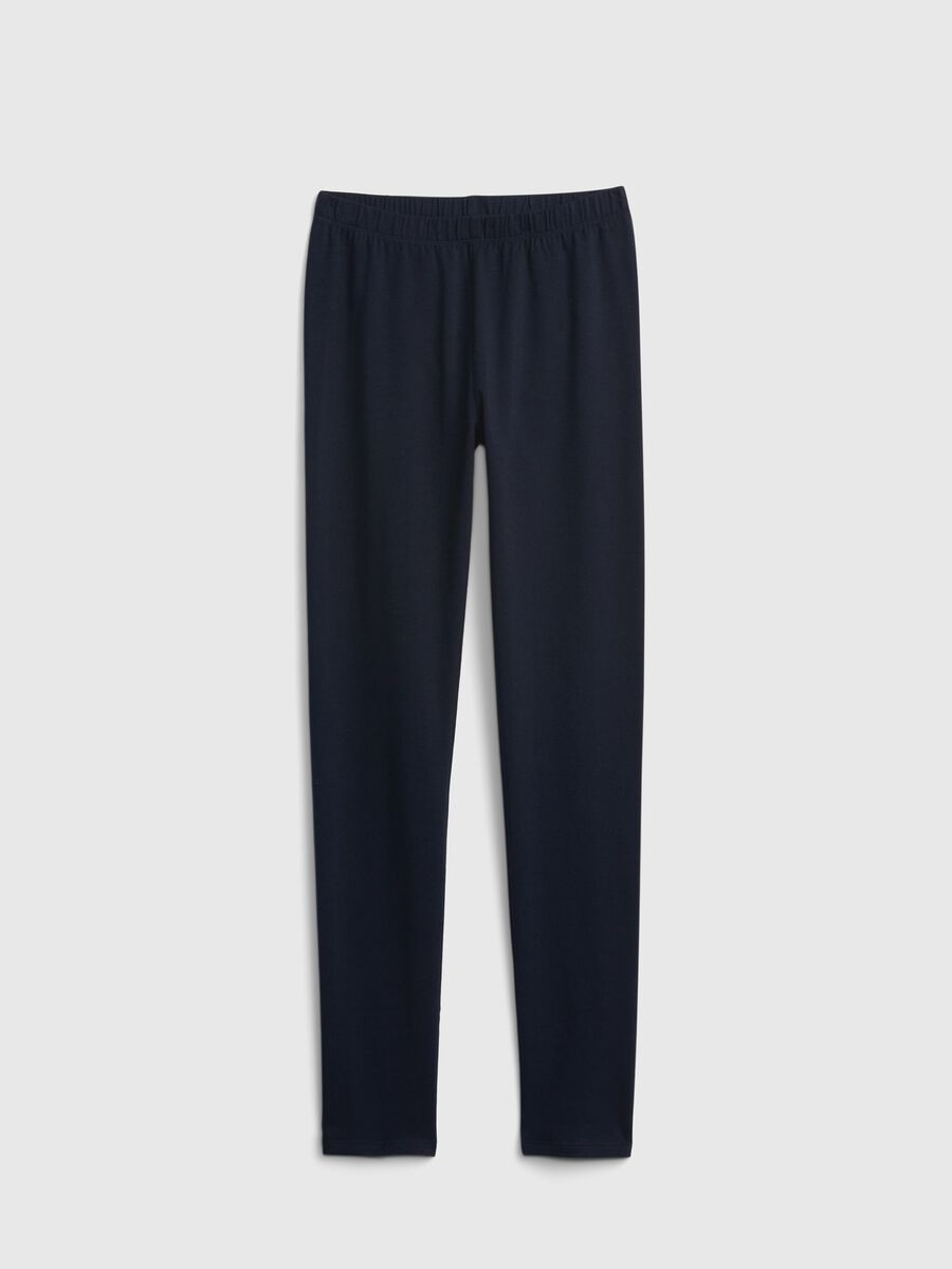 Leggings tinta unita Bambina_0