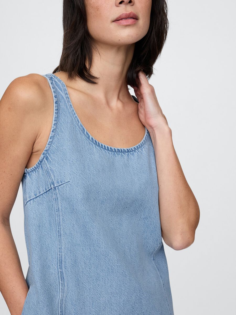 Abito corto in denim Gap Donna_3