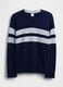 Maglione a righe in cotone_3
