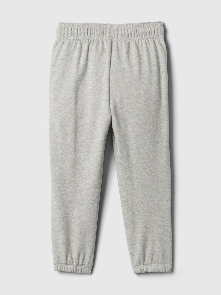 Joggers in felpa con coulisse e stampa logo Bimbo_1