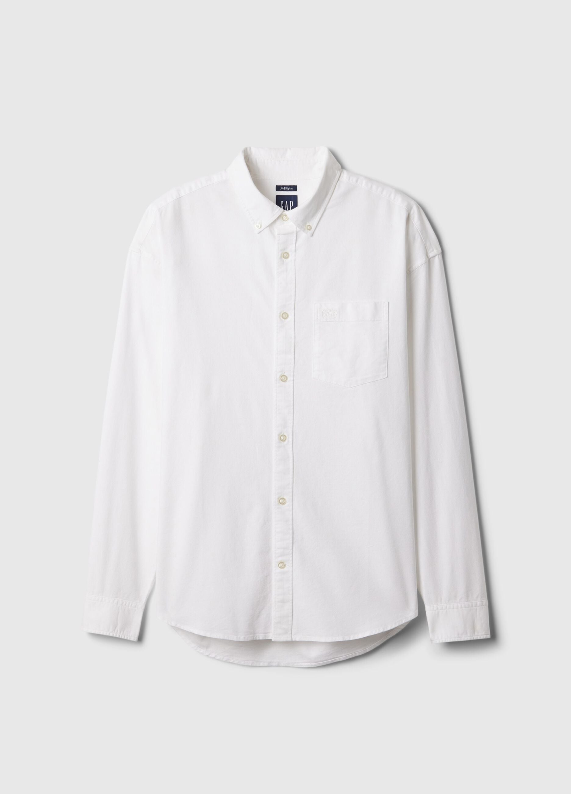 Camicia button-down con tasca e logo GAP