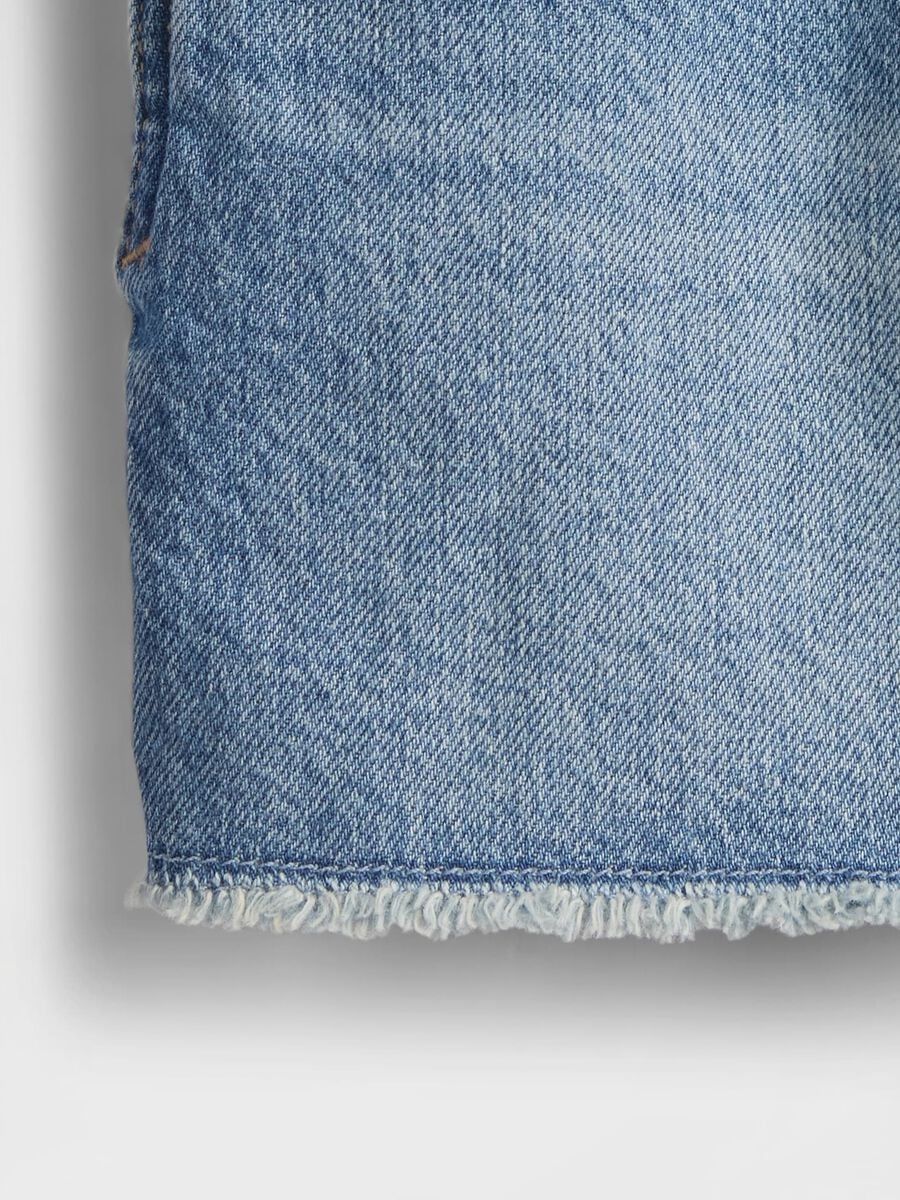 Salopette in denim Bambina_4