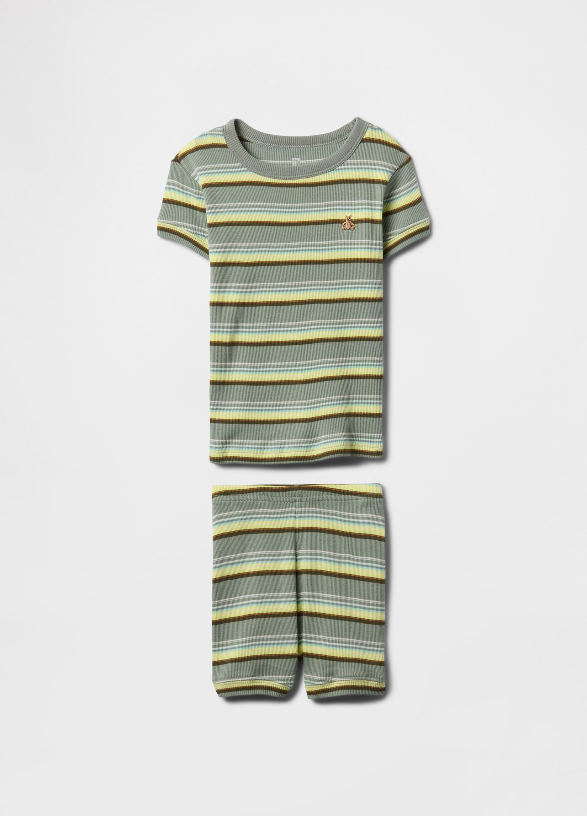 Pigiama a righe multicolor per bambini