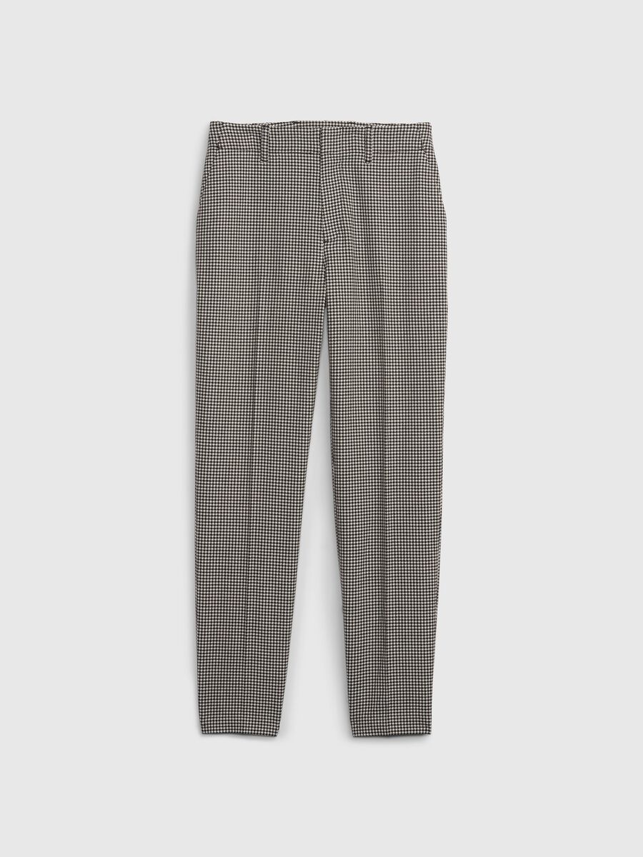 Pantaloni slim fit con vita media Donna_5