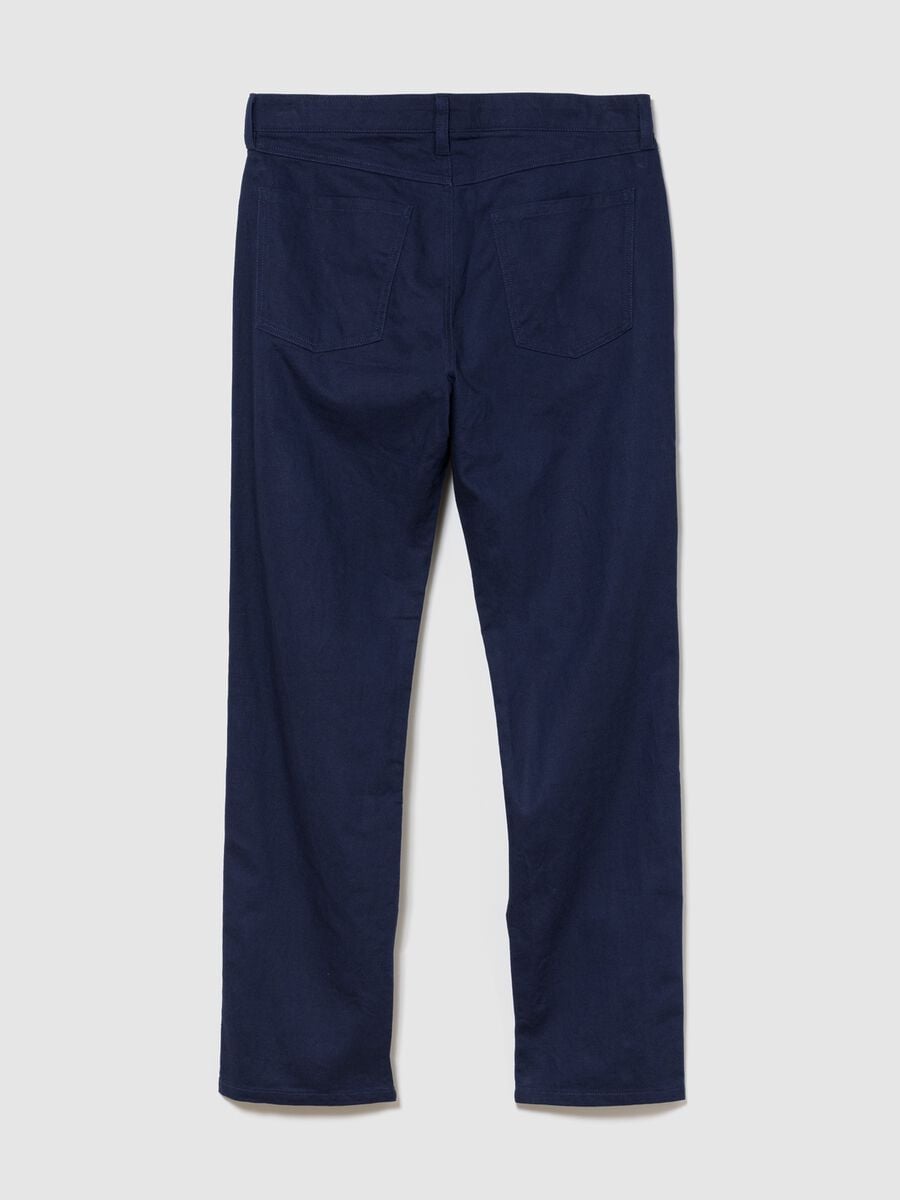 Linen and cotton-blend trousers Man_5
