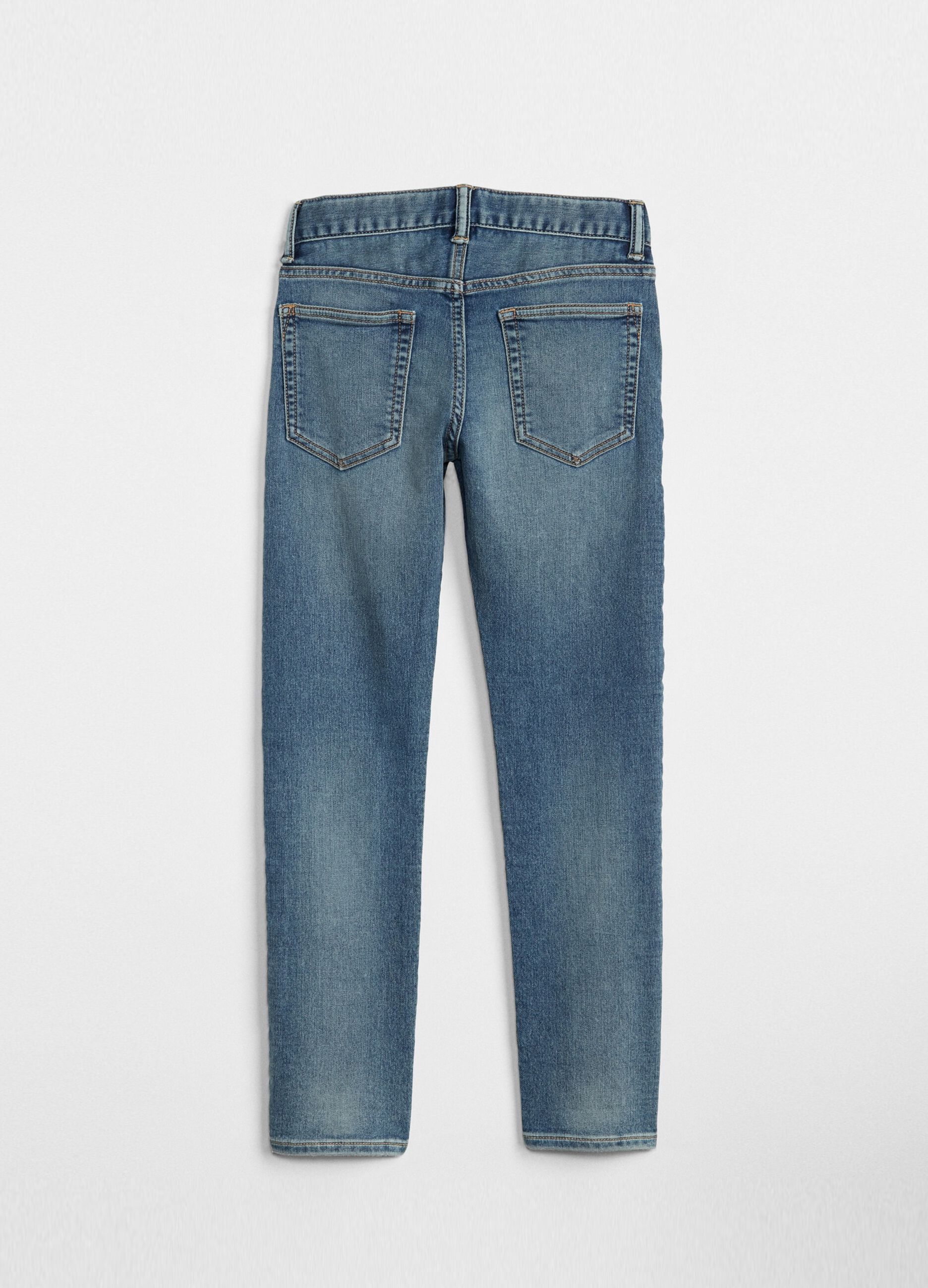 Slim-fit jeans with discolouring_1