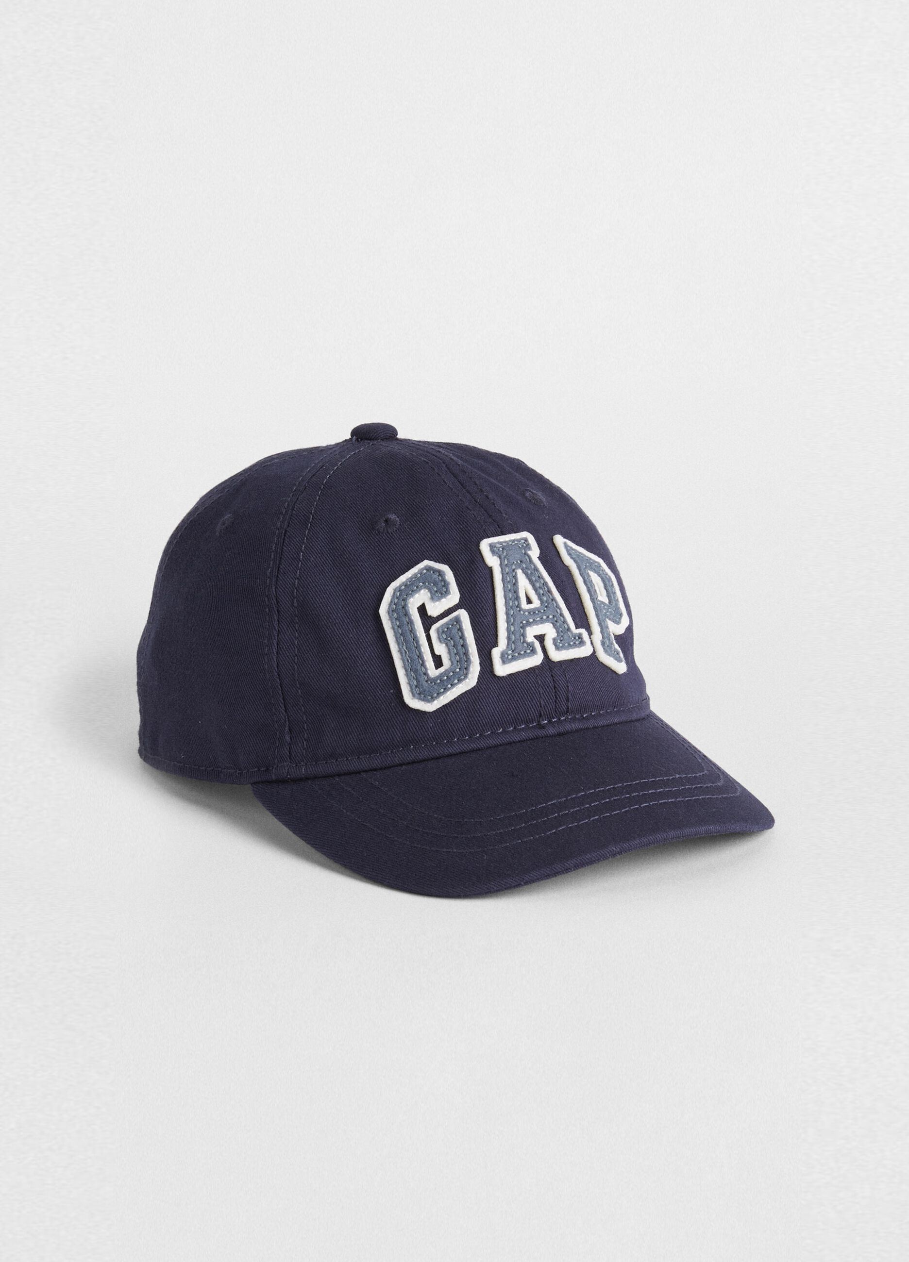 Baseball cap with logo patch