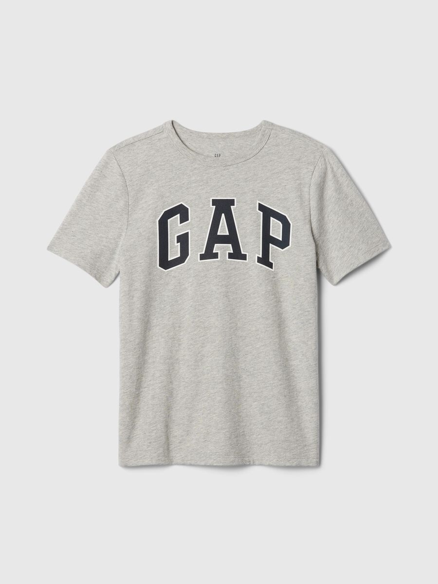 T-shirt grigia con logo GAP Bambino_0