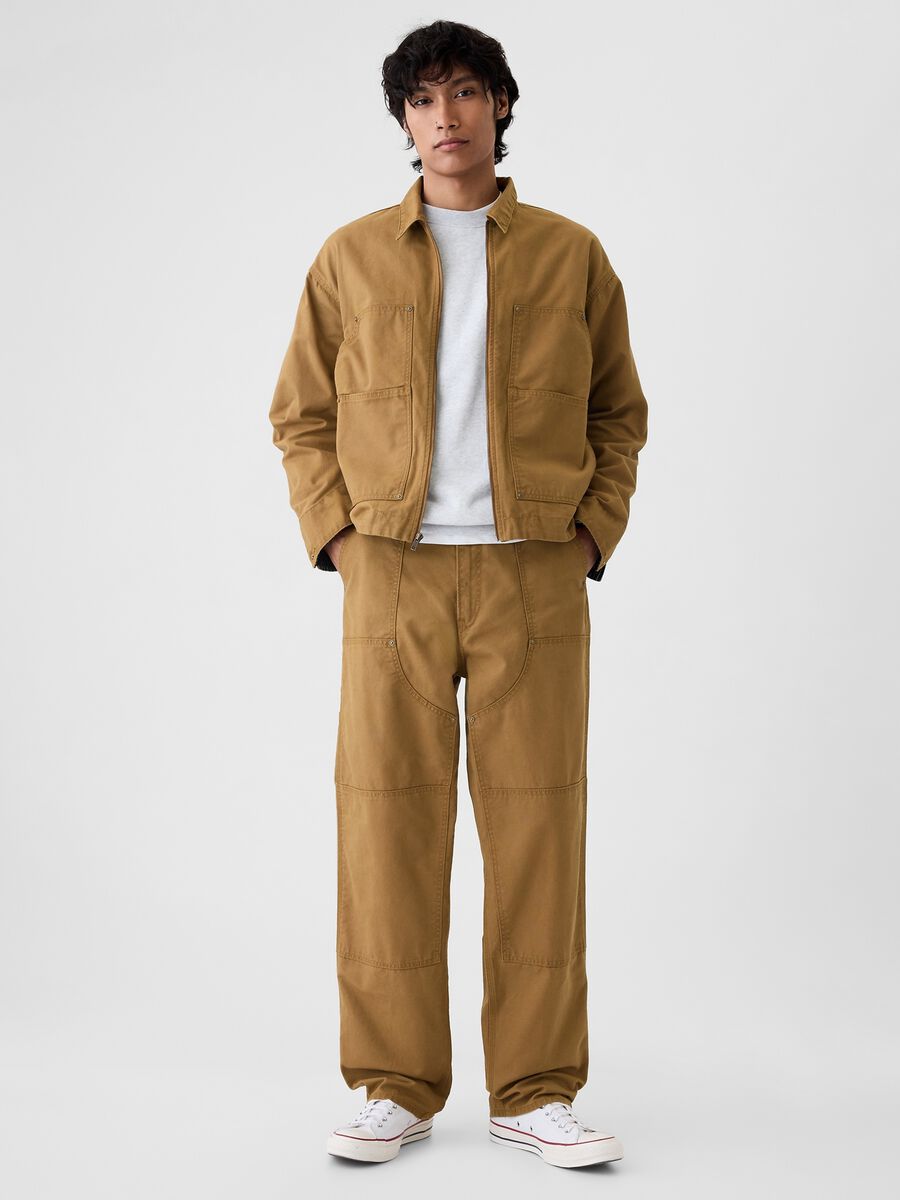 Baggy-fit utility trousers Man_0
