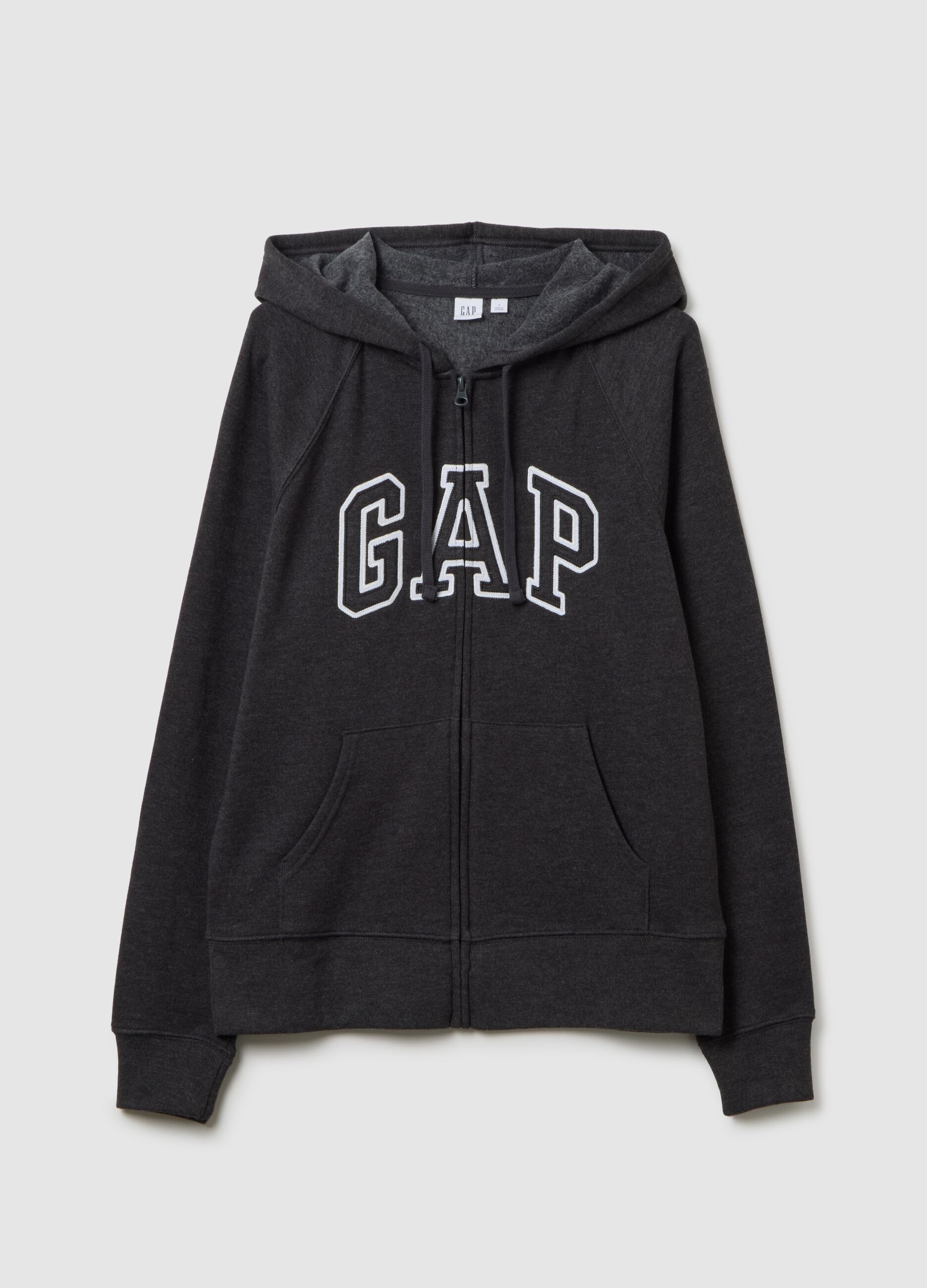 Full-zip con cappuccio ricamo logo_2