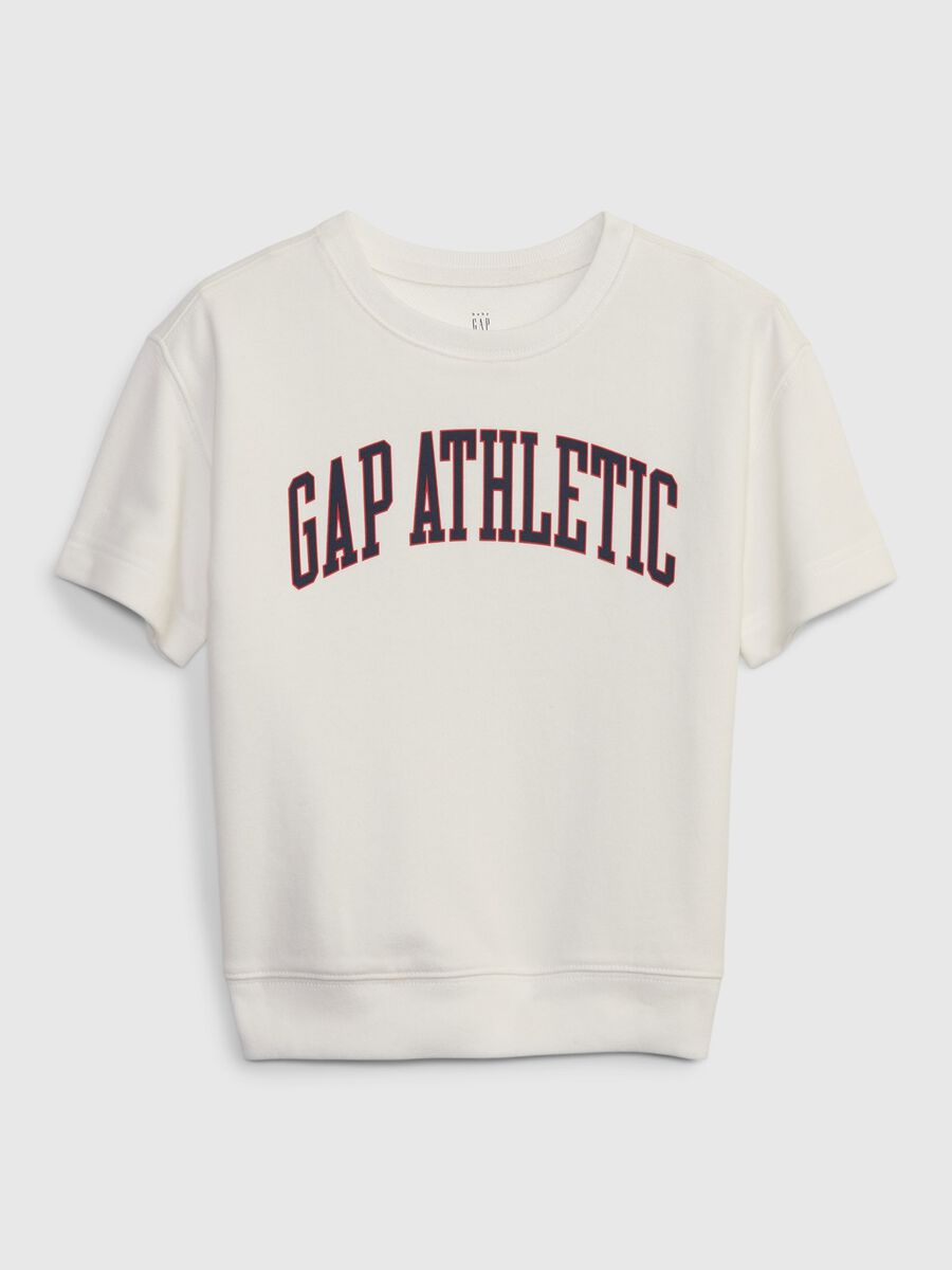 Over-fit sweatshirt with Athletic logo print Newborn Boy_0