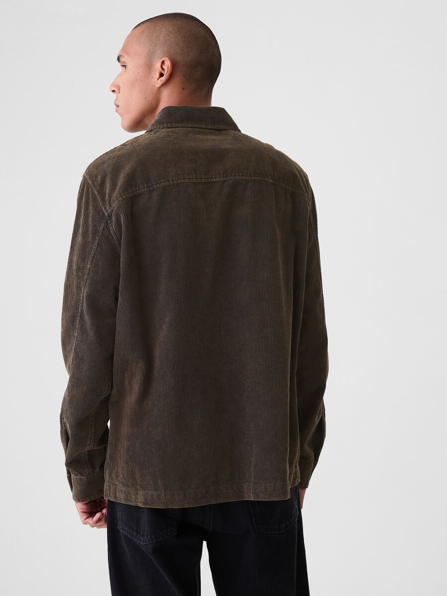 Shacket full-zip in corduroy Uomo_2