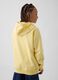 Felpa in misto cotone gialla da bambino regular fit con logo_2