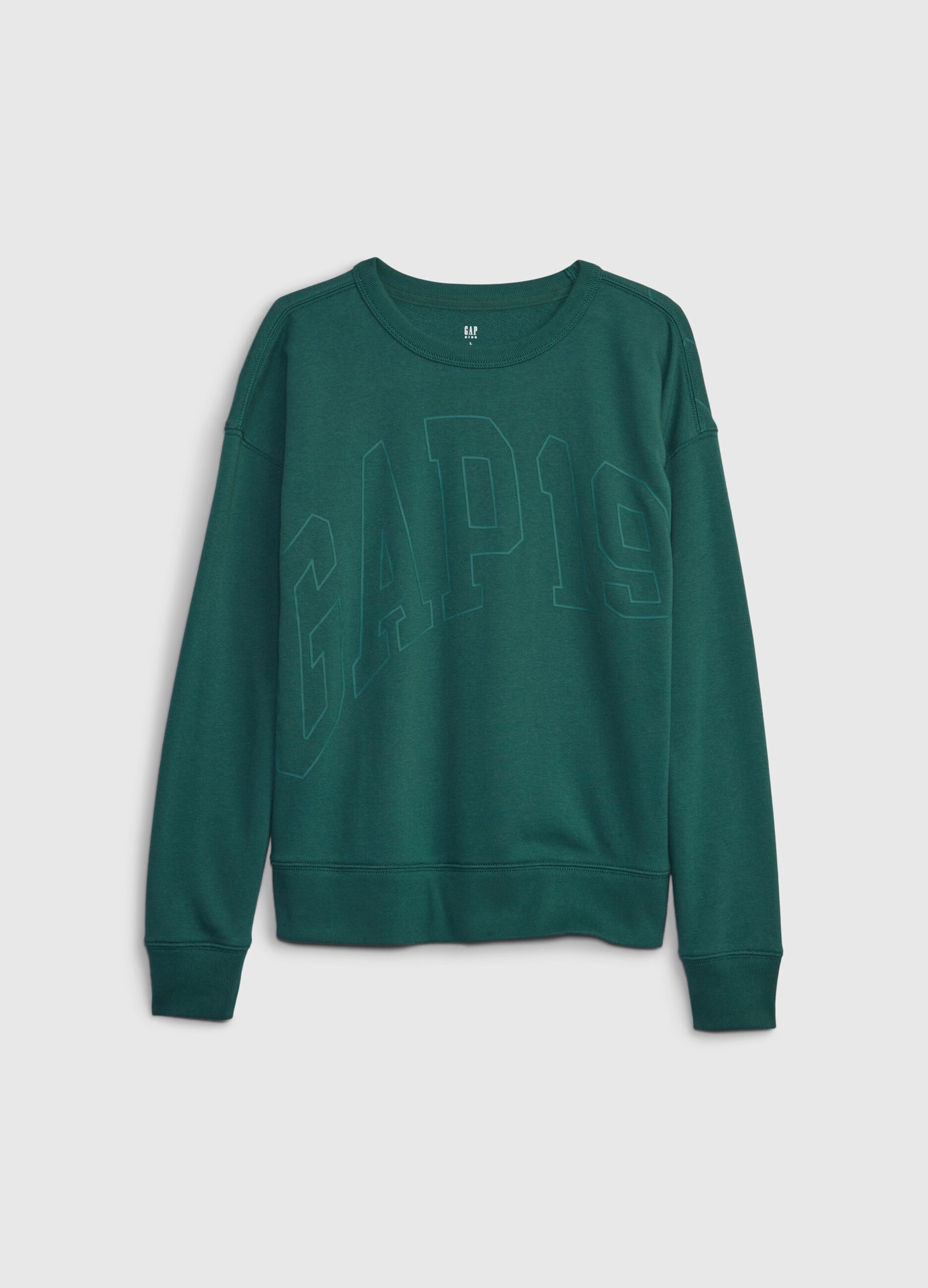 Loose-fit sweatshirt with logo print