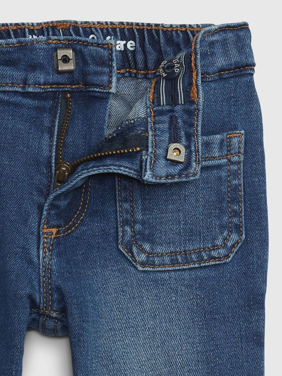 Flare-fit jeans with pockets Baby Girl_1