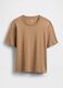 Brown short sleeve cotton T-shirt_3