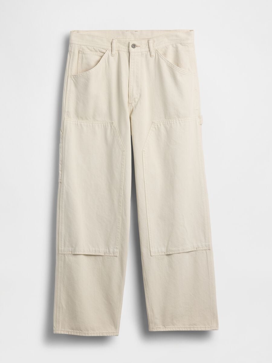 Pure cotton cargo trousers Man_5