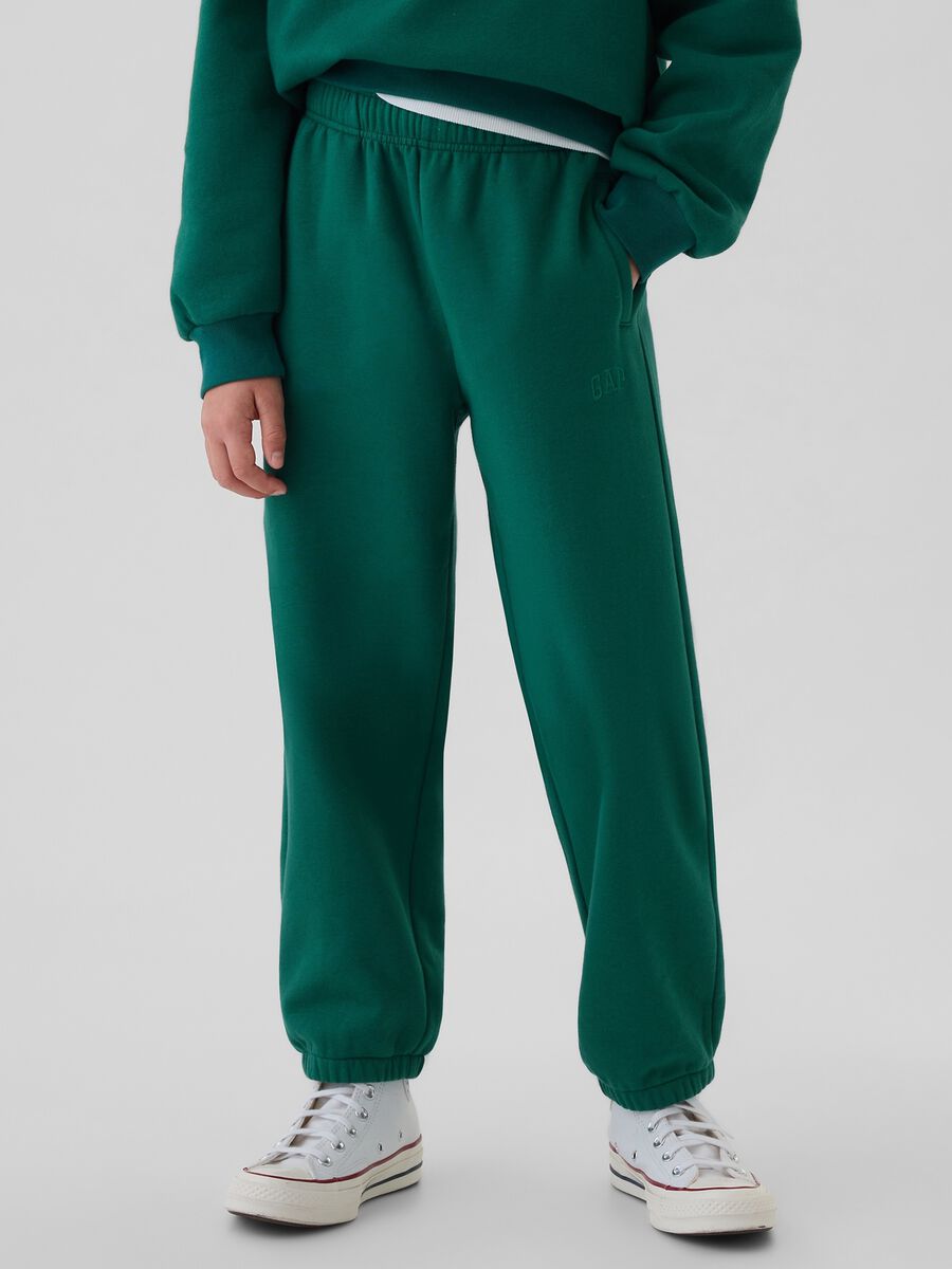Joggers in felpa Bambina_1